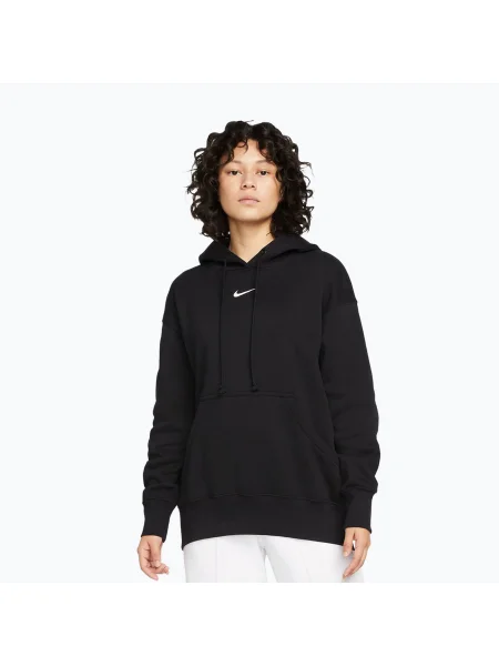 Bluză pentru femei Nike Sportswear Phoenix Fleece Oversized black/sail negru