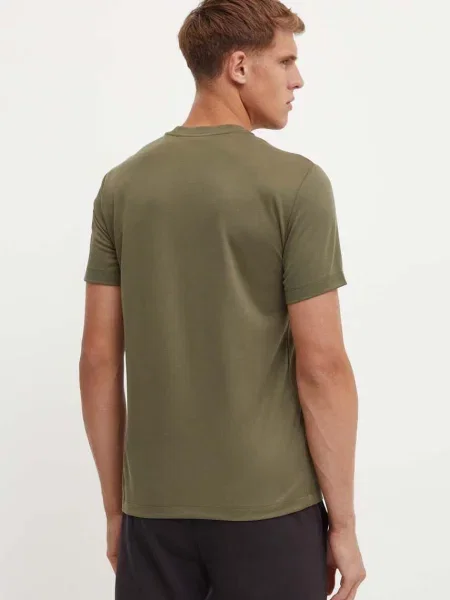 Tričko Emporio Armani s aplikací zelená