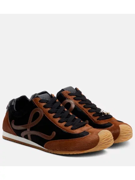 Sneakerși Loewe din piele maro