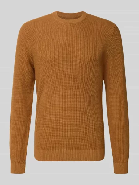 Sweter z dzianiny z prążkowanymi wykończeniami Mcneal