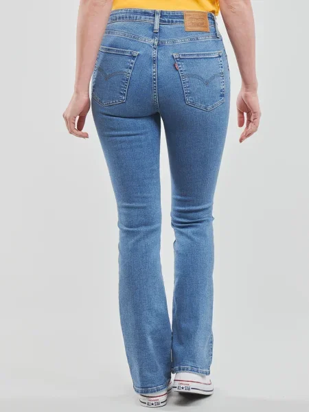 Blugi evazați Levi's® cu talie înaltă albastru
