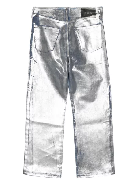 Jeansy Doublet srebrne