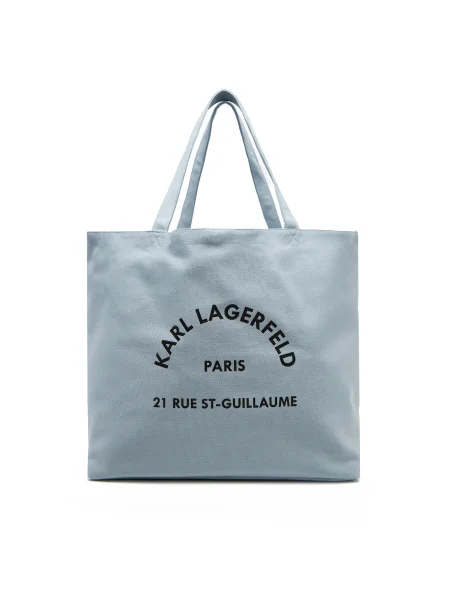 Чанта Karl Lagerfeld синьо