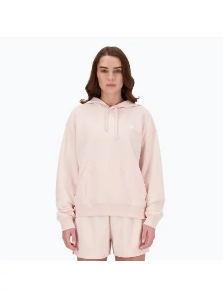 Bluza New Balance French Terry Small Logo Hoodie quartzpi