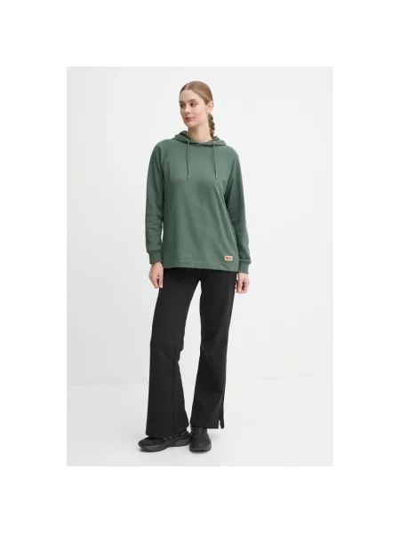 Bluza z kapturem Fjällräven z kapturem zielona