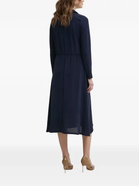 Lung rochie midi Morgan albastru
