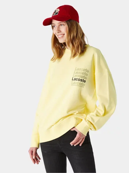 Свитшот Lacoste желтый