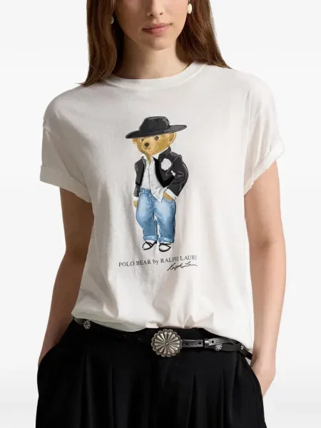 Matlasat papuci de casă Polo Ralph Lauren tricotate maro