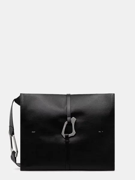 Heliot Emil torebka skórzana czarny