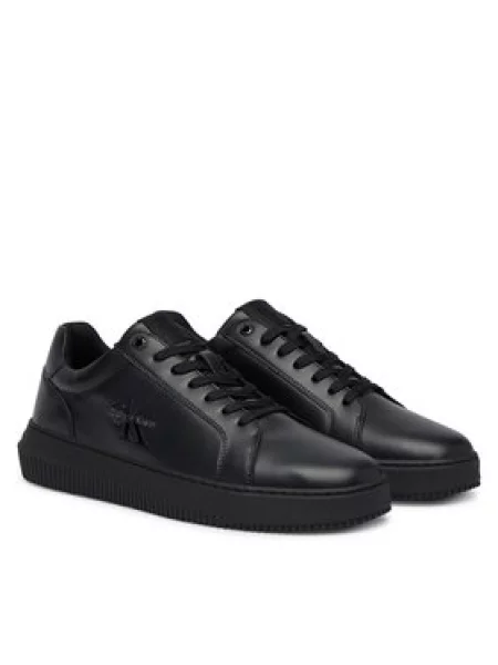 Tenisice Calvin Klein Chunky Cupsole Mono Lth crna