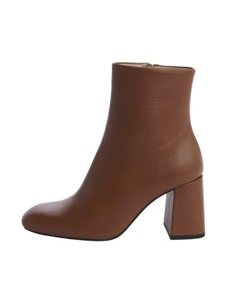 Botki Souliers Martinez skórzane brązowe