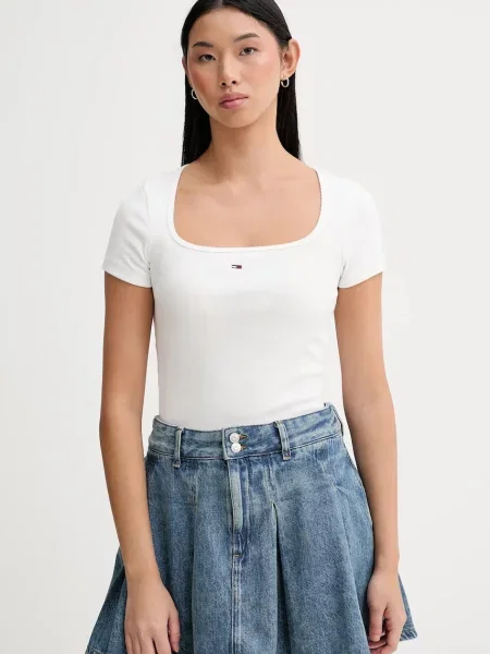 Tommy Jeans Tričko bílé