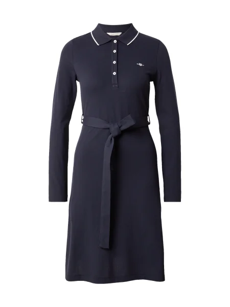 GANT Rochie albastru marin alb