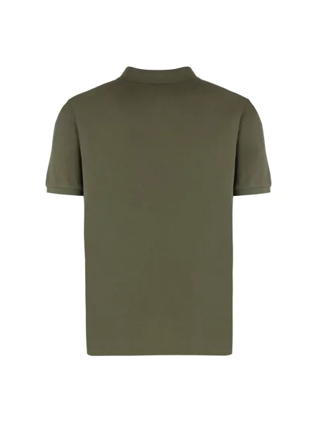 Koszulka polo Woolrich klasyczna zielona