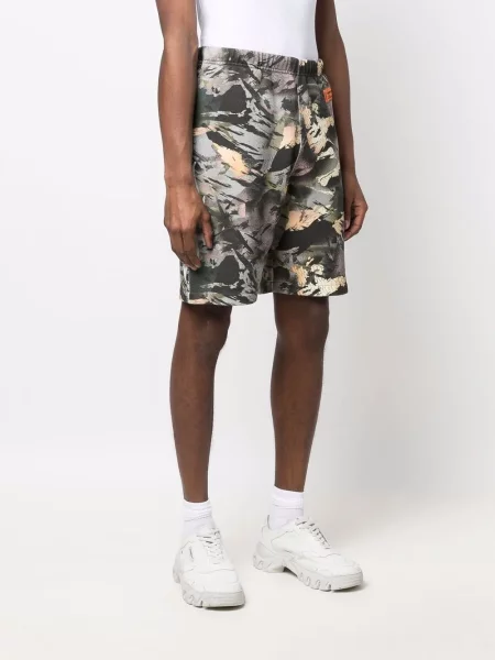 Maskáčové kraťasy Heron Preston s potiskem zelené