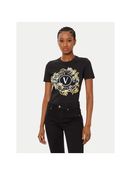 Versace Jeans Couture T-shirt Regular Fit crna