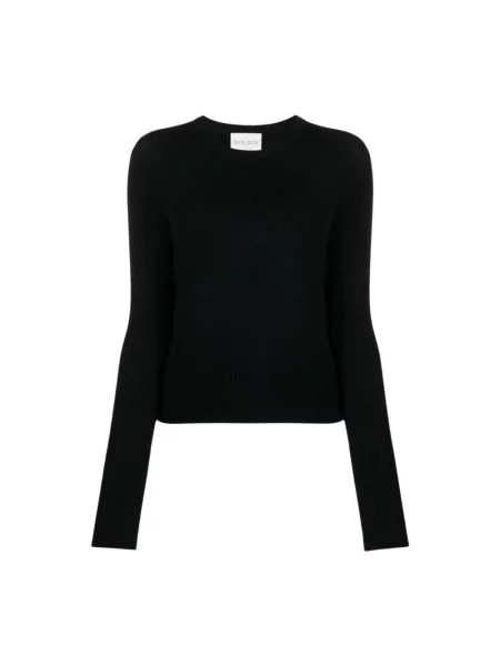 Sweter Forte Forte z kaszmiru klasyczny czarny