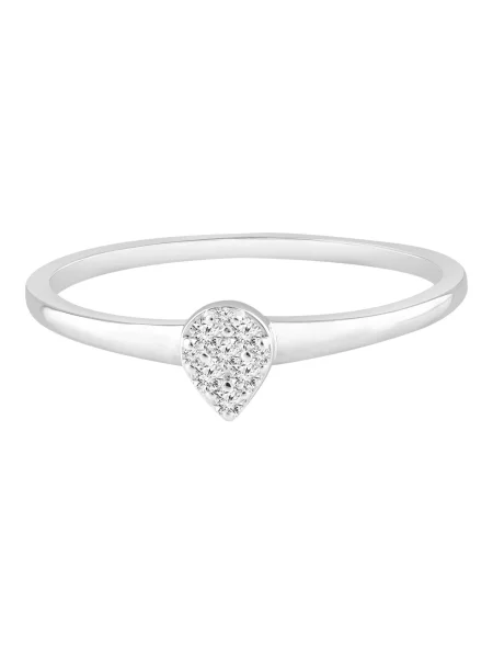 Diamant Exquis Prsteň strieborná