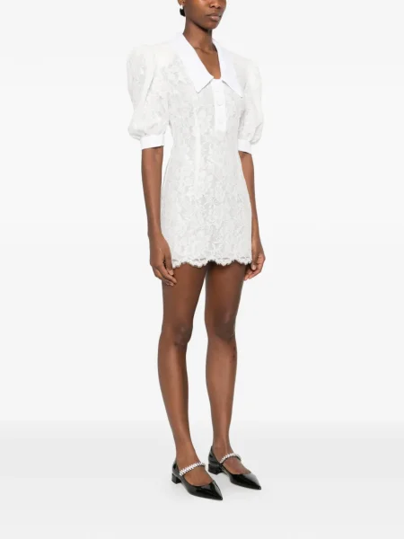 Rochie mini Rowen Rose de costum alb