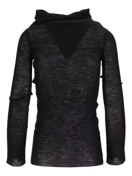 Pulover Ann Demeulemeester lung negru
