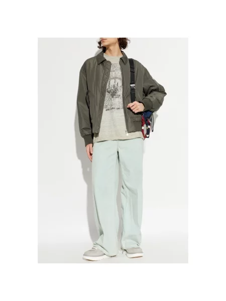 Szerokie jeansy Golden Goose niebieskie
