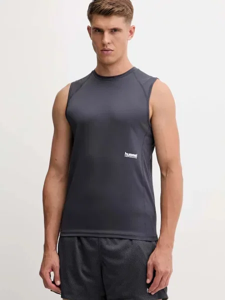 Тениска за трениране Hummel сиво