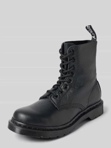 Kozaki sznurowane z naszywką z logo model ‘Pascal’ Dr. Martens czarne