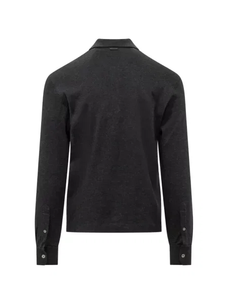 Tricou polo Zegna albastru