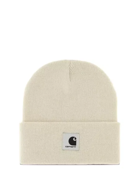 Căciulă Carhartt Wip cu autograf alb