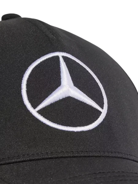 Șapcă Adidas cu bretele cu dungi cu imagine negru