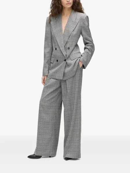 Pantaloni Karl Lagerfeld cu model pepito gri