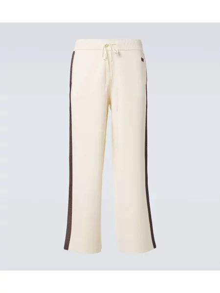 Pantaloni Wales Bonner alb