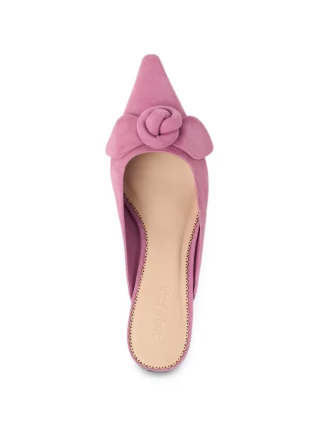 Papuci tip mules Cinq A Sept roz