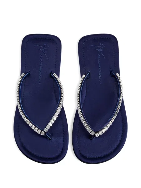 Stras sandale Giuseppe Zanotti albastru