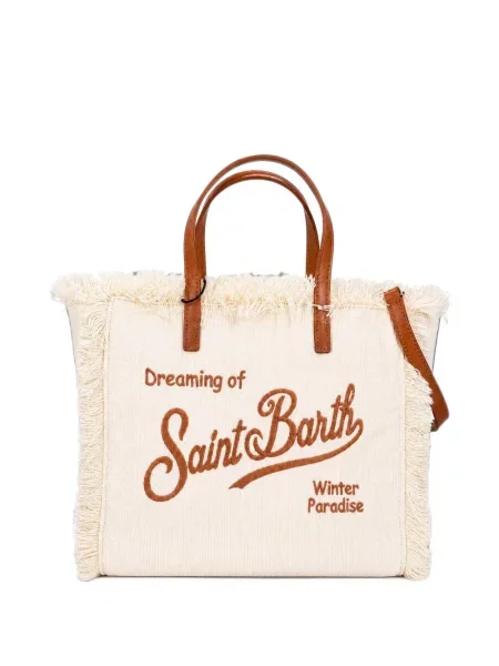 Geantă shopper Mc2 Saint Barth cu franjuri