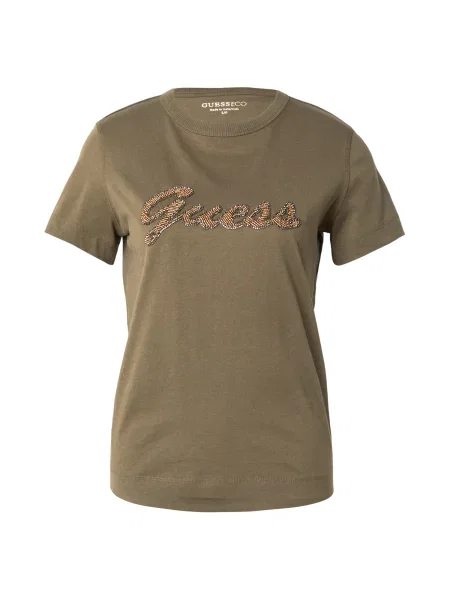GUESS Tricou oliv