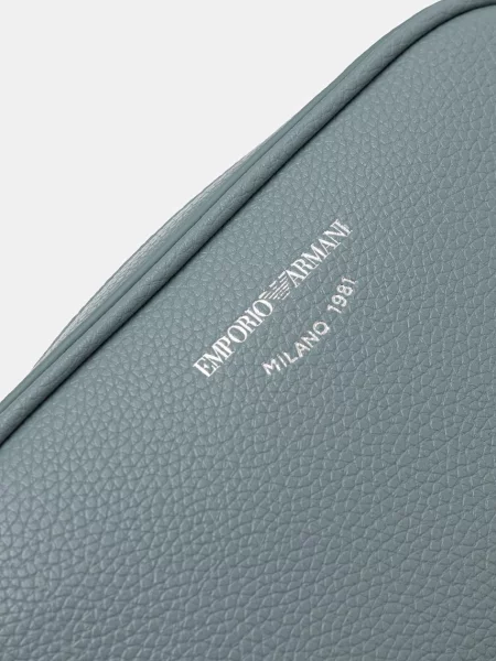 Кожаная сумка через плечо Emporio Armani