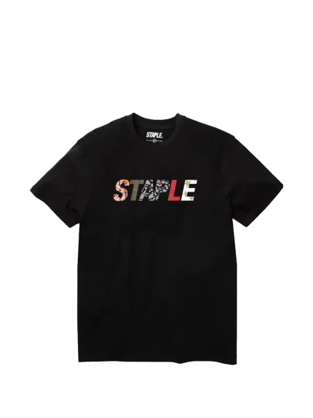 Μπλούζα Staple με αυτόγραφο μαύρο