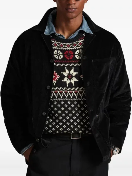 Ριγέ polo Polo Ralph Lauren με κουκούλα με αυτόγραφο λευκό
