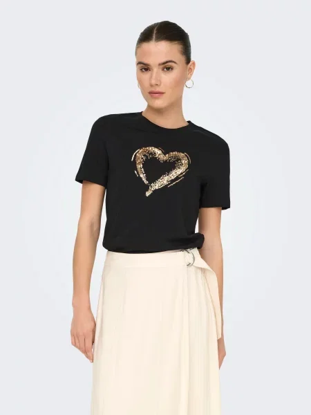 Футболка Only чорний