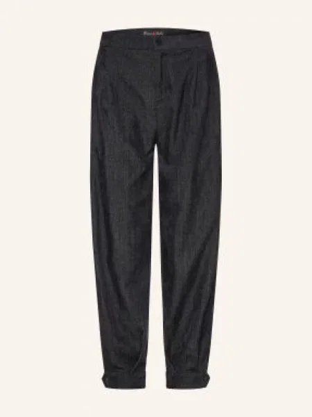 Buena Vista Jeansy Typu Barrel Flow blau czarne