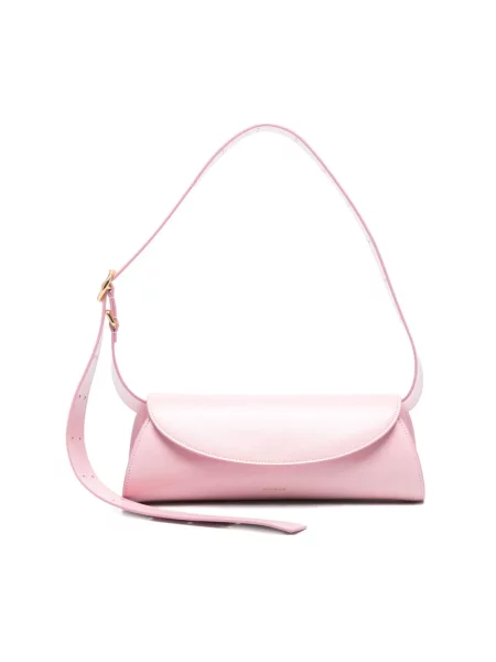 Torebka Jil Sander skórzana różowa