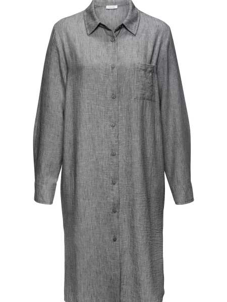 BUFFALO Rochie tip bluză metalic gri