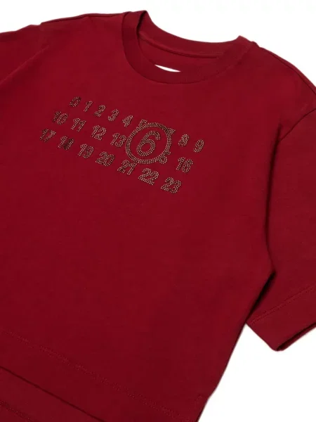 Gyerek póló Mm6 Maison Margiela piros