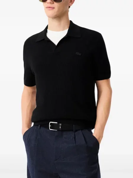 Rövid pólóing Lacoste fekete