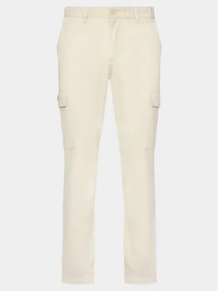 Tommy Jeans Kalhoty z materiálu Austin béžová