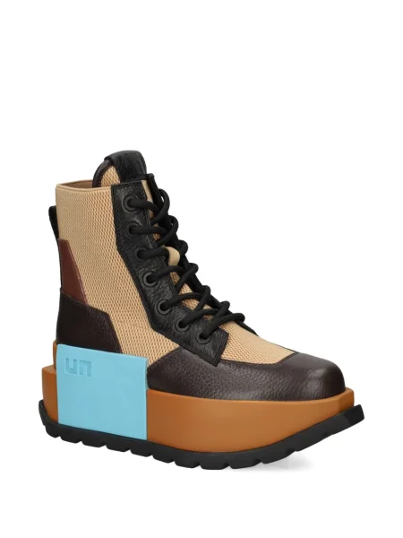 Cizme scurte United Nude din piele maro
