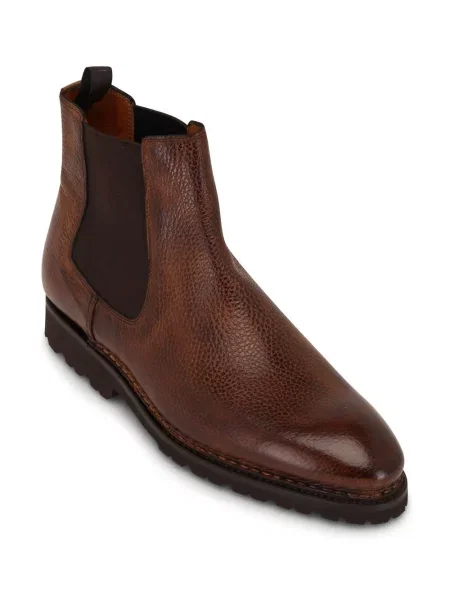 Botine chelsea Bontoni din piele maro