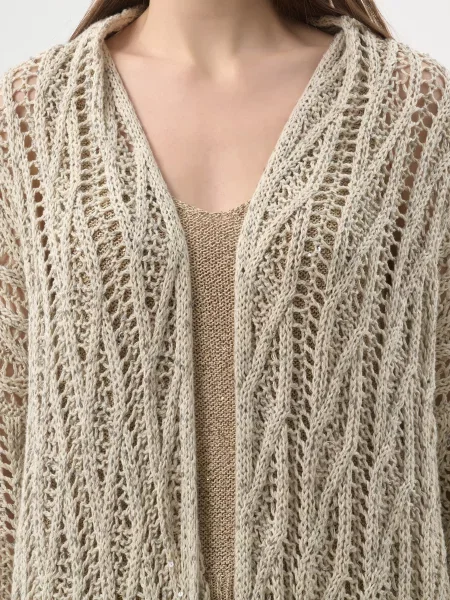 Кардиган Panicale Cashmere бежевий