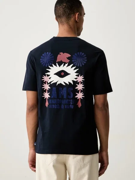 Scotch & Soda T-shirt granatowa